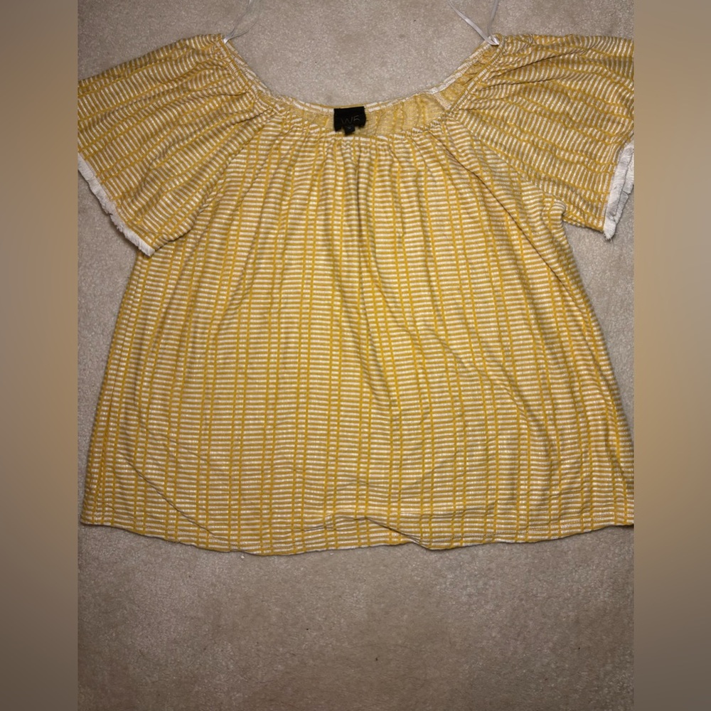 Anthropologie yellow blouse size small-medium